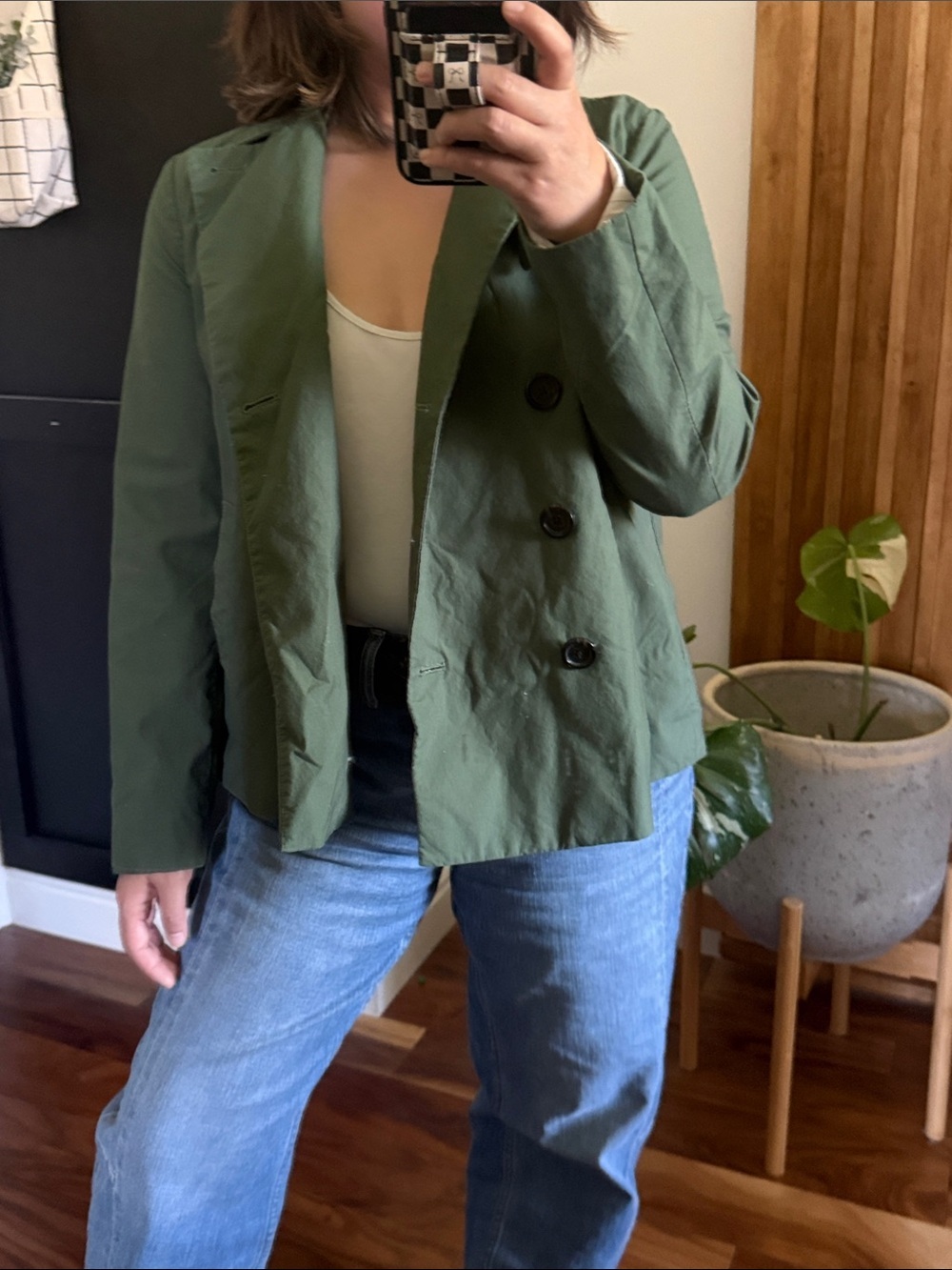 J Crew Japanese Poplin Swing Trench Coat. Size 2 oversized